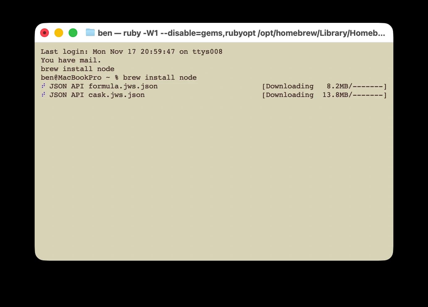 Node.js 安装